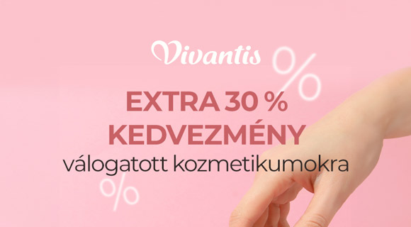 Vivantis - 30% kedvezmény a megjelölt kozmetikumokra