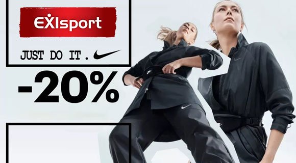 Exisport - 20% kedvezmény a Nike termékekre