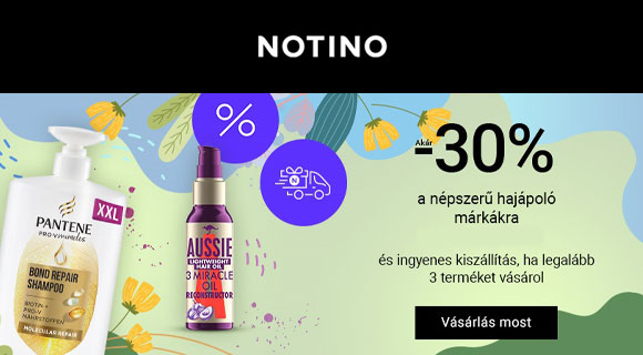 Notino - 30% kedvezmény a hajápoló termékekre